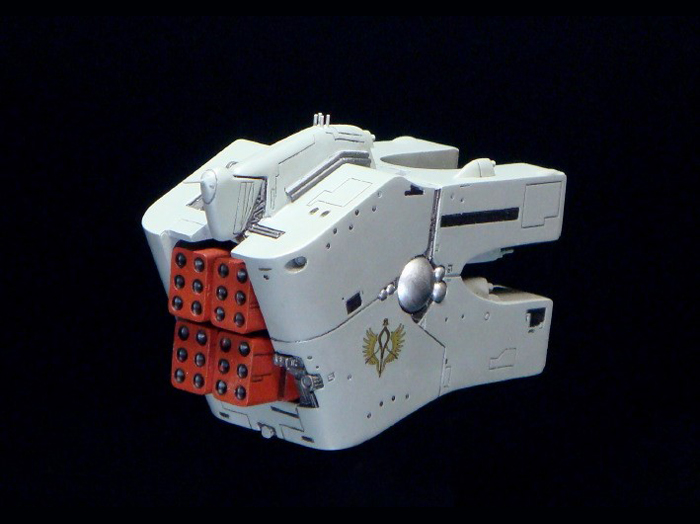 高速配送 銀河英雄伝説 アルバクリエイツ 完成品 帝国軍輸送艦 模型/プラモデル